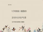 人教版八年级上册  电子空间站/欣赏《橄 榄 树》  课件