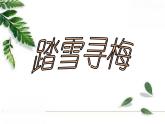 2021-2022人教版八年級音樂上冊 《踏雪尋梅》課件