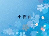 人教版音樂八年級(jí)下冊(cè)小夜曲 課件