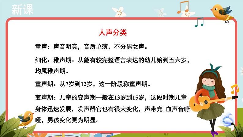 人音版音乐七年级上册《音乐小网站++人声分类》同步课件+教案04