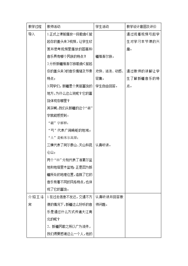 湘艺版音乐七年级上册第4单元青春舞曲 踏浪 教学设计 (1)02