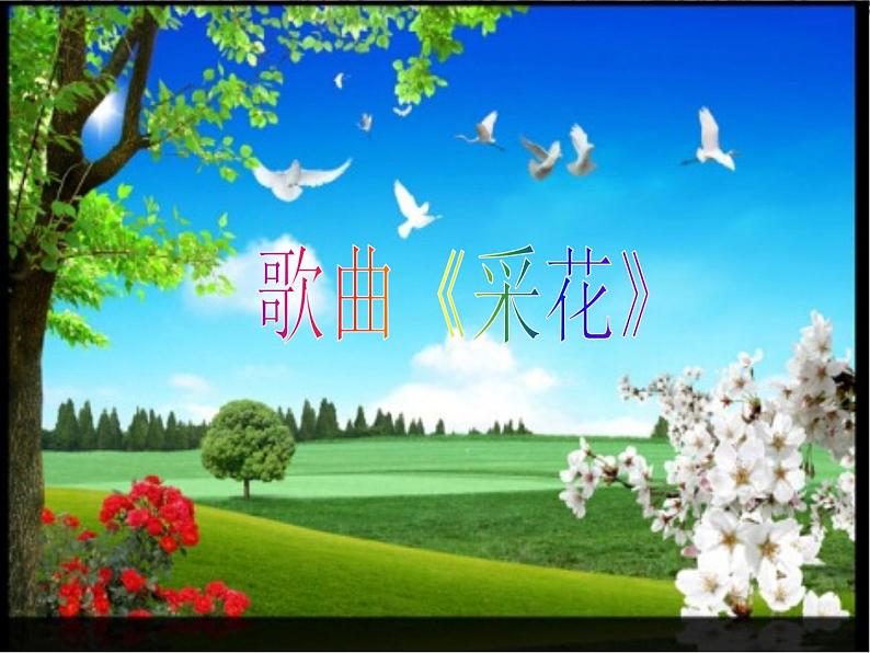 人教版音乐八年级上册菜花 课件 (1)01