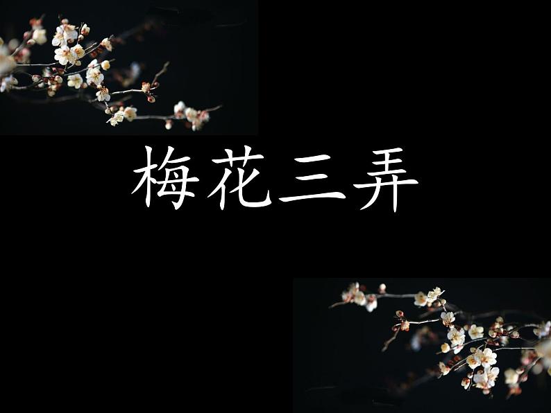 湘艺七年级下册第20课 欣赏 梅花三弄（课件 教学设计 媒体素材）01