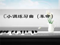 初中音乐湘艺版八年级上册c小调（“革命”）练习曲教课ppt课件