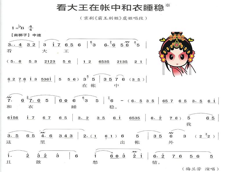初中湘艺版七年级下册音乐7.欣赏看大王在帐中和衣睡稳(选学)(14张)ppt课件第8页