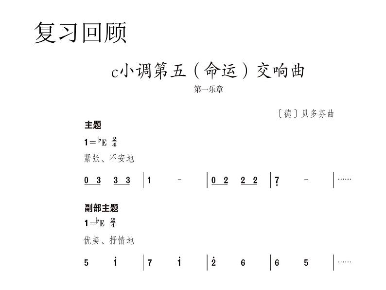 初中人教版八年级音乐下册.第三单元贝多芬与《月光奏鸣曲》&欣赏g小调第四十交响曲课件PPT05