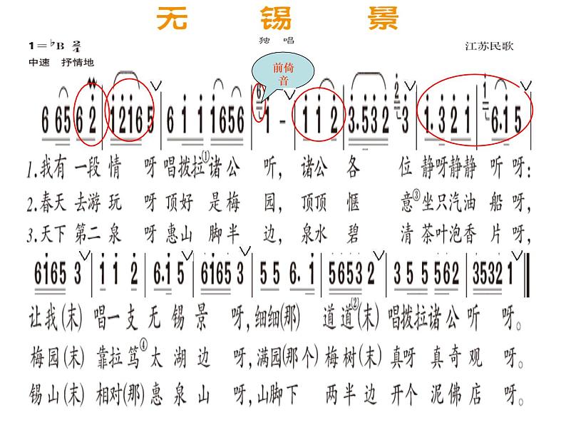 人音版七年级下册第五单元 小调集萃 无锡景 课件+教案04