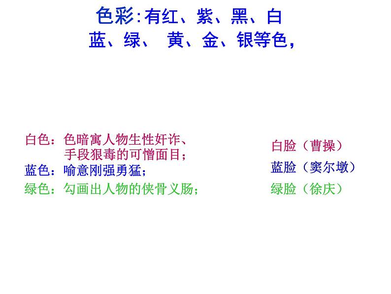 人音版 八年级下册音乐 第五单元 唱脸谱 课件(共16张PPT）第8页