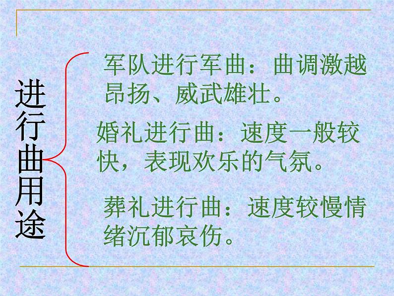 人音版七年级下册第一单元行进之歌 欣赏婚礼进行曲课件PPT04