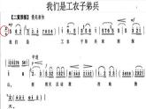 初中音乐人音版 八年级下册 我们是工农子弟兵课件