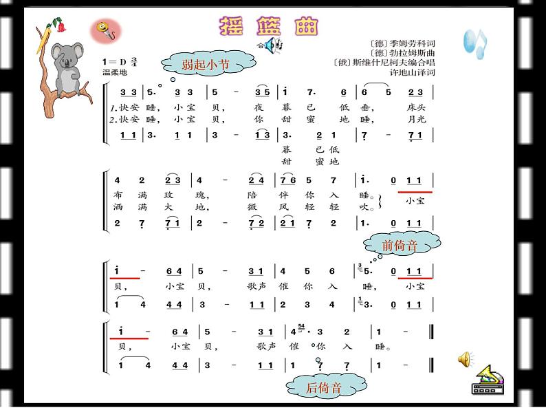 初中音乐人音版 八年级下册 摇篮曲课件第4页