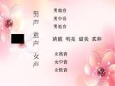 初中音乐 湘文艺课标版 七年级上册 雪绒花 美妙的人声 课件