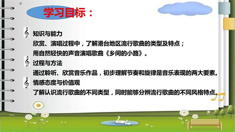 初中音乐 人教课标版（简谱） 九年级上册 乡间的小路 课件02