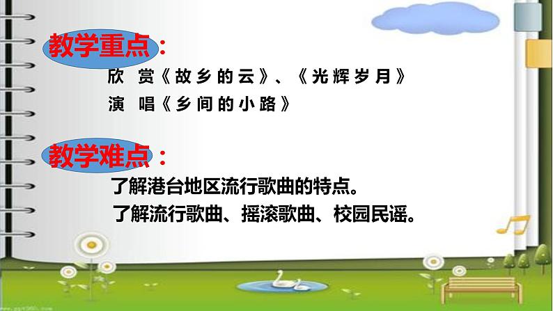 初中音乐 人教课标版（简谱） 九年级上册 乡间的小路 课件03