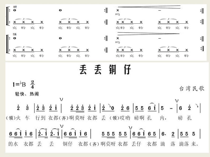 湘艺版七年级下册音乐课件 5.演唱 丢丢铜仔第4页