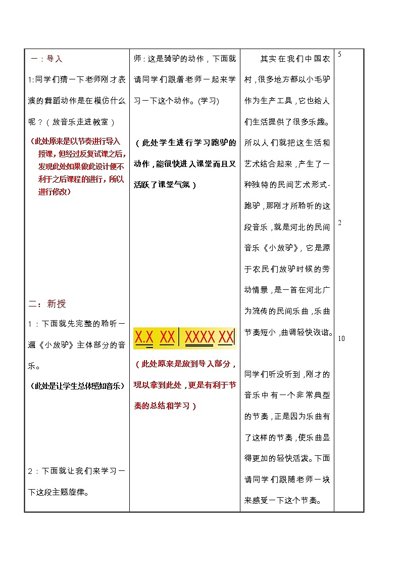 人音版初音 八上 5.2.2小放驴  教案03
