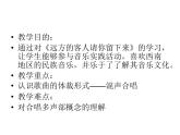 人教版八年级上册音乐课件 4.2远方的客人请你留下来