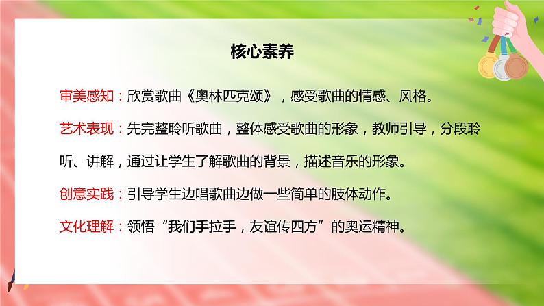 【核心素养目标】人音版音乐八下1.4 奥林匹克颂 课件+教学设计+素材02