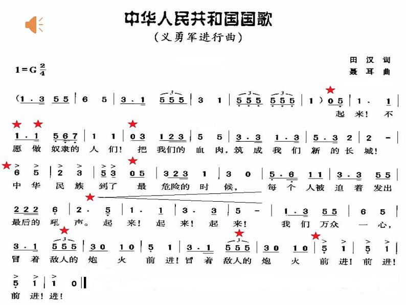 初中音乐 七年级 《中华人民共和国国歌》课件第4页