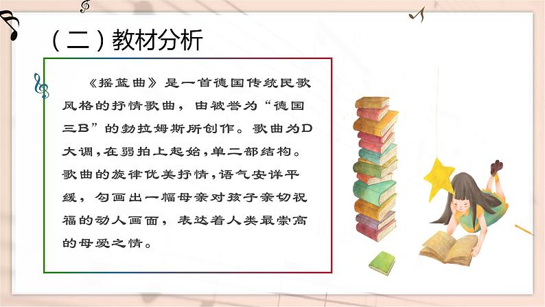 《摇篮曲》说课课件+说课稿+素材07