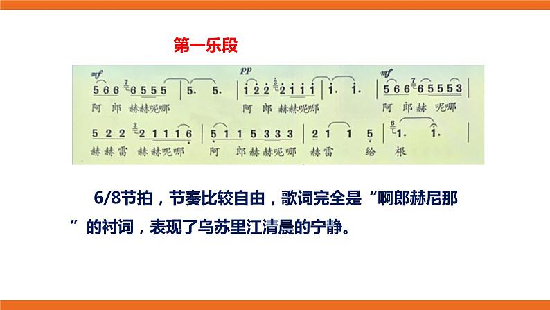 第三单元演唱乌苏里船歌 课件（送教案）07