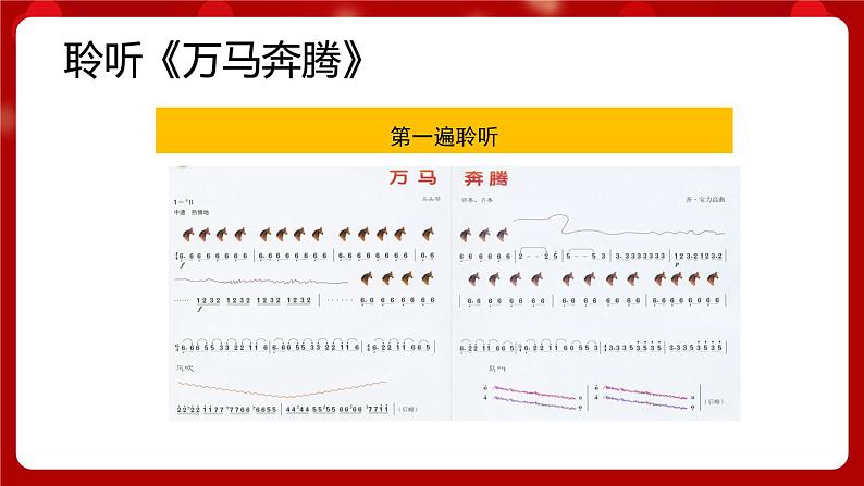 人音版音乐七年级上册欣赏《万马奔腾》 课件+教案04