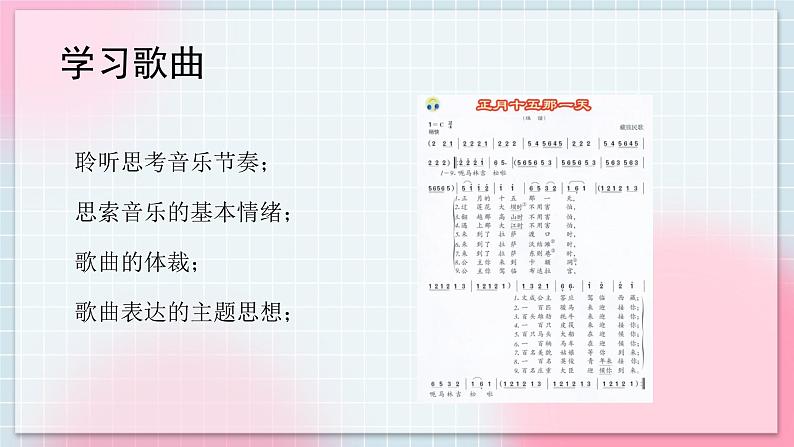 人音版音乐八年级上册 《正月十五那一天》课件+教案+素材04