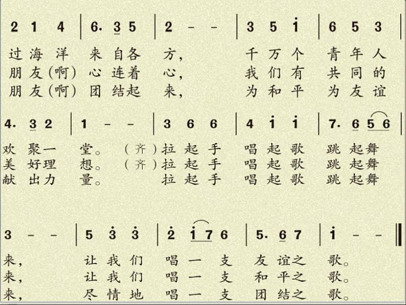 《青年友谊圆舞曲》ppt08