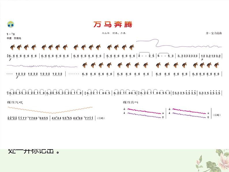 人音版音乐七年级上册 3《万马奔腾》课件 人音版 (3) 课件05