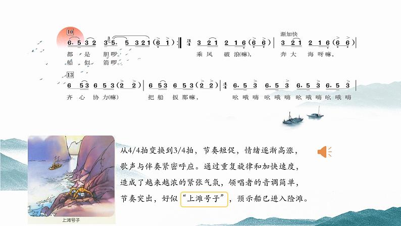 人音版初中音乐七年级上册教学课件《船工号子》07