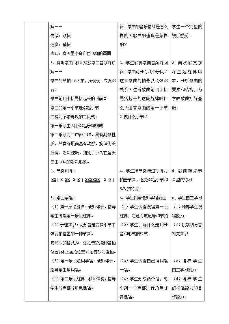 【核心素养】人教版七下2.1《小鸟,小鸟》课件+教案+素材02