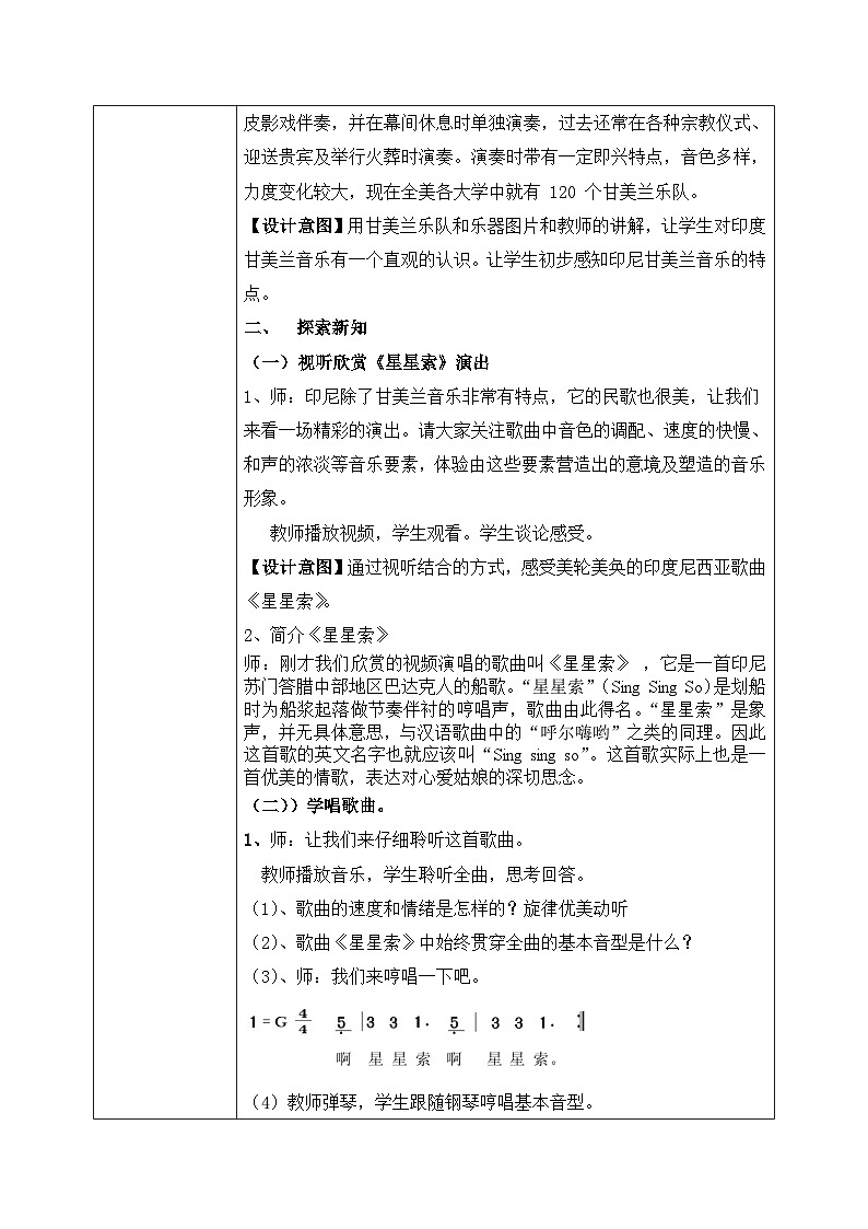 【核心素养目标】粤教花城版初中音乐七年级下册+3《星星索》课件+教案+素材（含课后反思）02