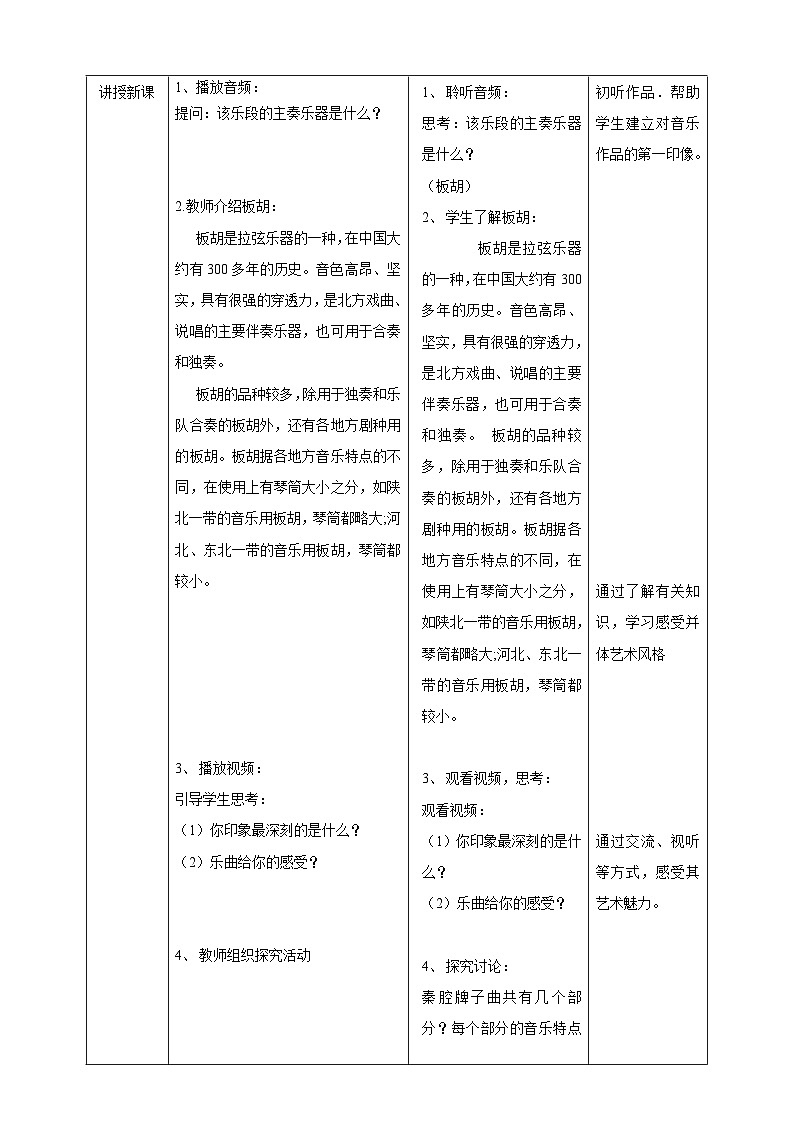 【核心素养】人教版音乐九年级下册2.5《选听：秦腔牌子曲》课件+教案+素材02