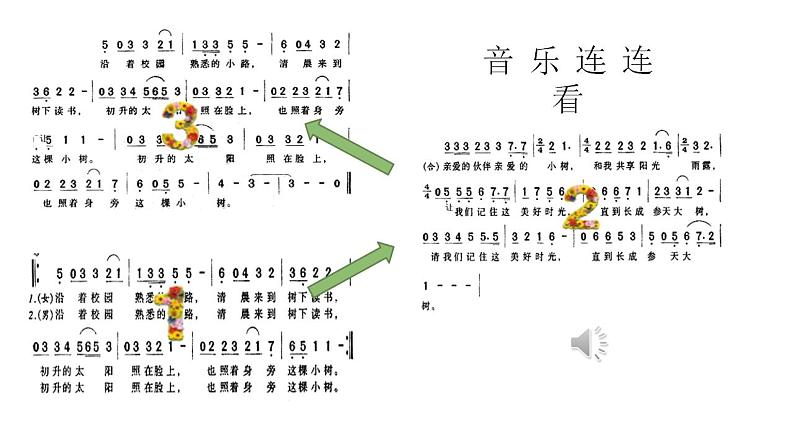 第一单元 中学时代 唱歌 校园的早晨  课件　人教版初中音乐七年级上册　05