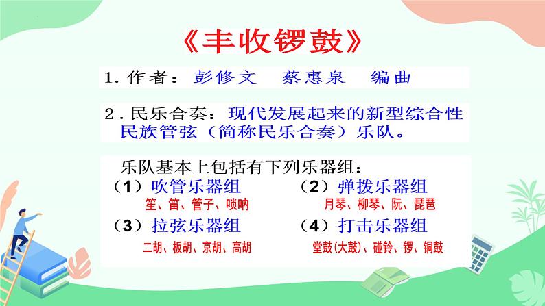 第三单元金色的秋天——《丰收锣鼓》 课件人教版初中音乐七年级上册08