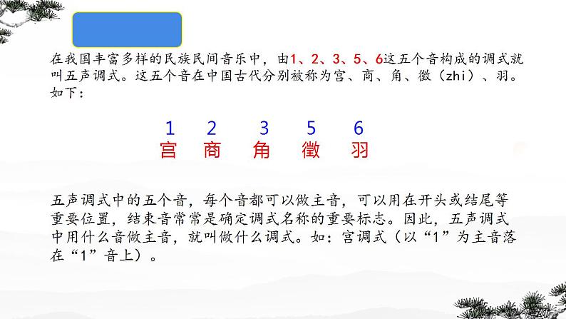 第四单元 神州单韵（二）—— 欣赏 斑鸠调 课件人教版初中音乐七年级下册06