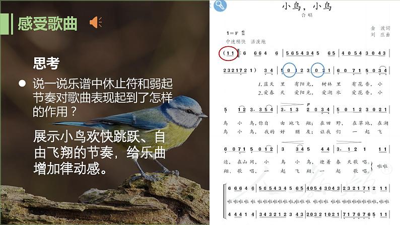 第二单元飞翔的翅膀小鸟小鸟百鸟朝凤天鹅蜜蜂过江蝴蝶课件人教版初中音乐七年级下册06