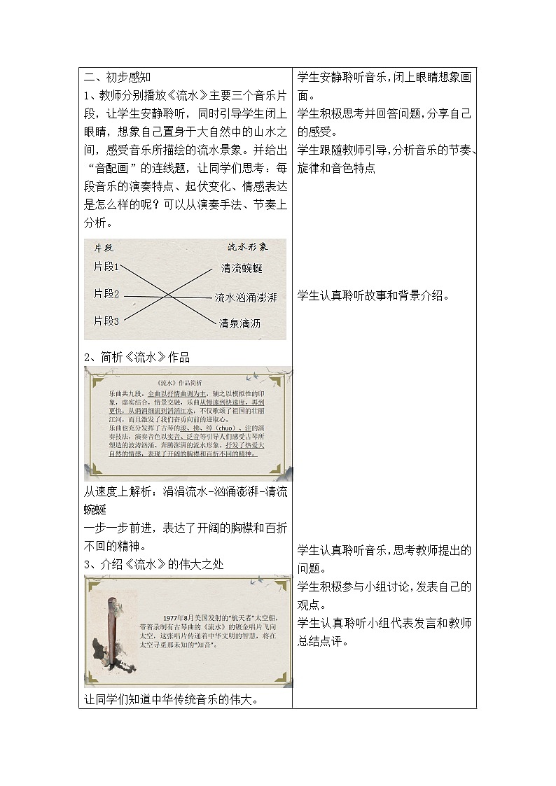 第二单元神州古韵——梅花三弄 教学设计 2024-2025学年粤教花城版（2024）初中音乐七年级上册第2页