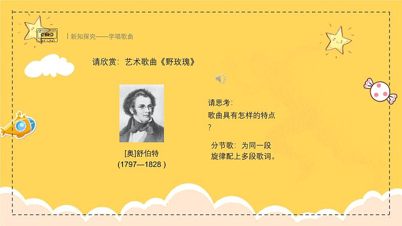 新教材人教版(简谱)音乐七年级上册第四单元西方音乐发展史掠影学习项目二音乐中的浪漫主义课件第4页