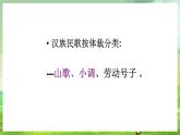 湘艺版音乐七年级下册第五单元《泥土的歌--山歌与小调》课件