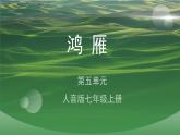 人音版七上第五單元《鴻雁》課件