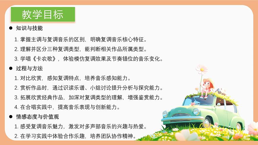 2024人教版八年级上册音乐第三单元学习项目一《多样的复调》课件第2页