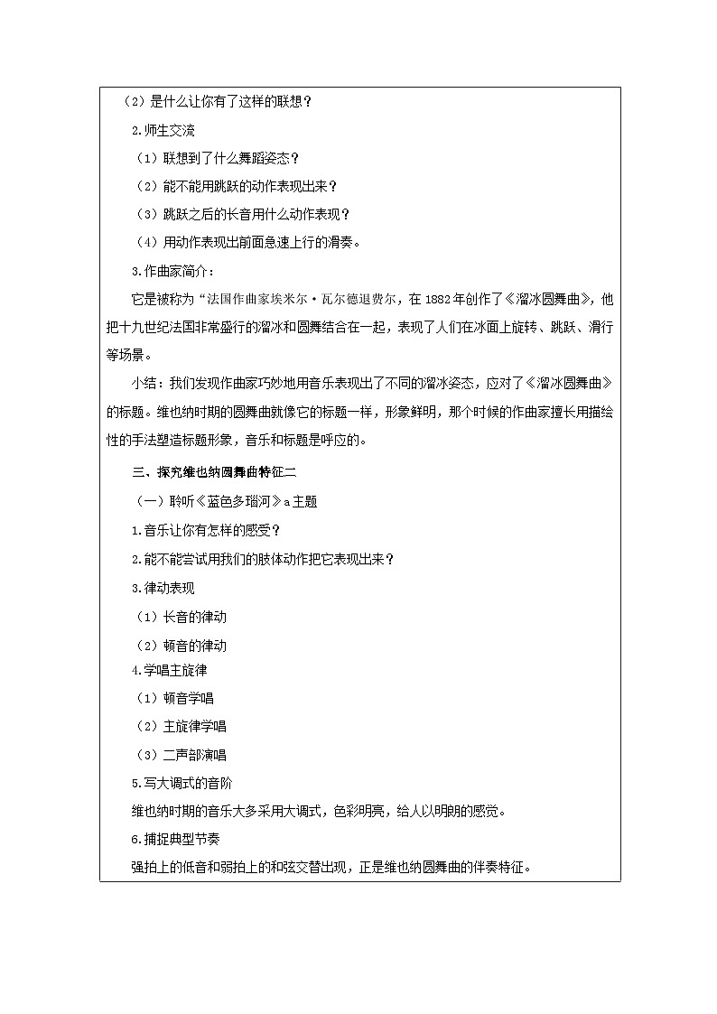 人音版2024音乐七年级上册二单元缤纷舞曲 再探舞曲 教案第2页