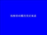 人教版初中美術(shù)九年級(jí)上冊(cè)-5.2  楊柳青磚雕的美好寓意 課件