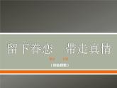 人教版九年级下册5留下眷恋 带走真情 课件PPT