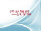 手繪線條圖象——會(huì)說(shuō)話的圖畫(huà)課件PPT
