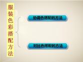 6學(xué)習(xí)服裝的色彩搭配課件PPT