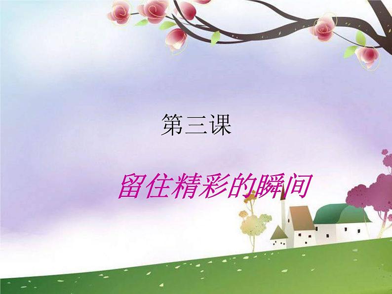 苏少版美术九下第3课《留住精彩的瞬间》ppt课件第2页