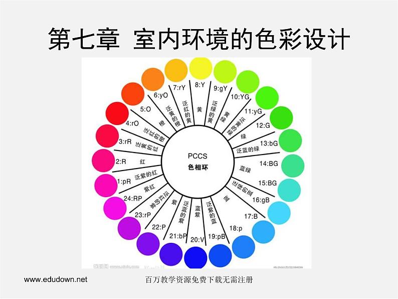 人美版美术九上第七课《环境设计的色彩搭配》ppt课件107