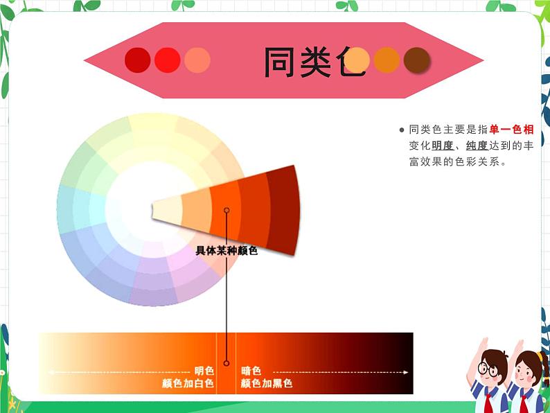 人美美术七下《3同类色与邻近色》第4页